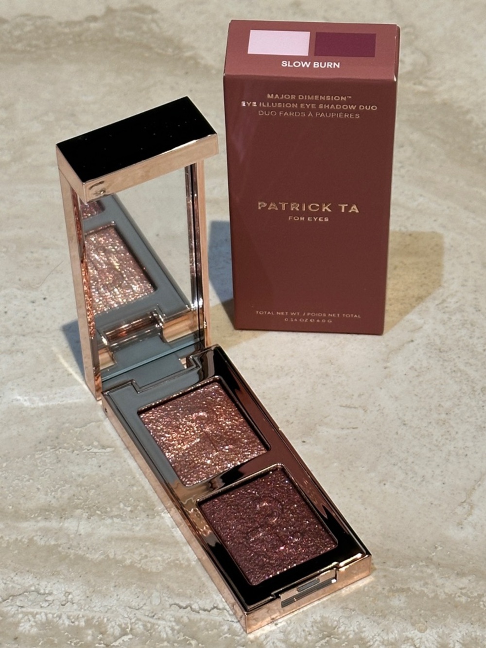 New Release Patrick Ta Major Dimension Eye Illusion Eyeshadow Duo - Slow Burn
